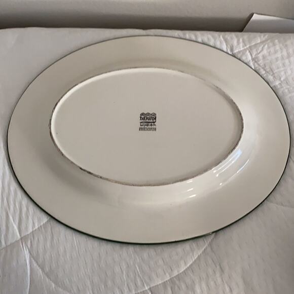 Deruta Hand Painted XL Oval Serving Platter Italy - Picture 10 of 12